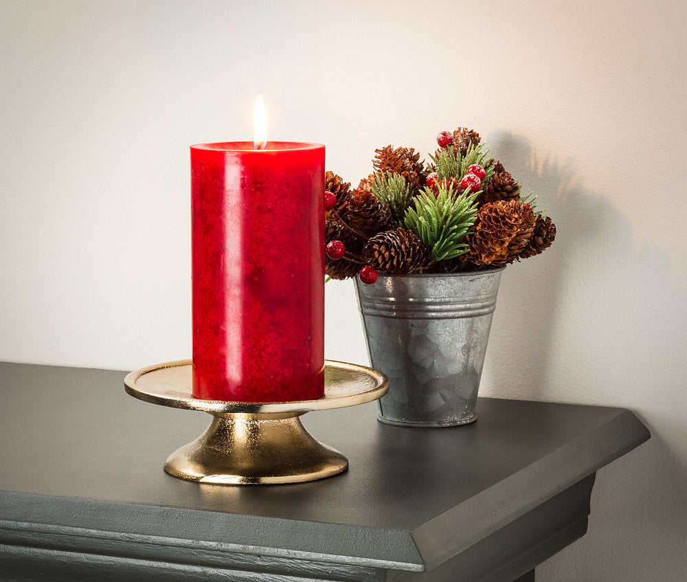 RED PILLAR CANDLE