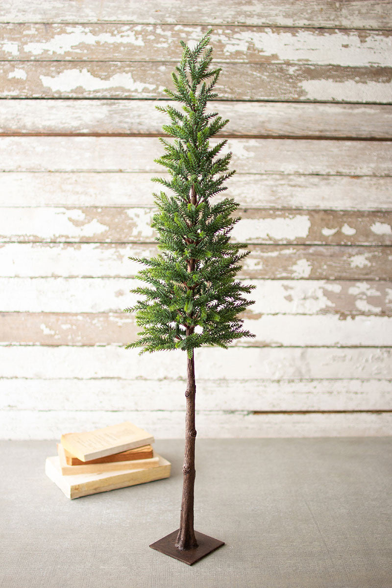 ARTIFICIAL PINE CHRISTMAS TREE WITH IRON BASE