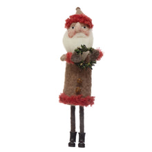 Load image into Gallery viewer, FELT SANTA WITH WREATH
