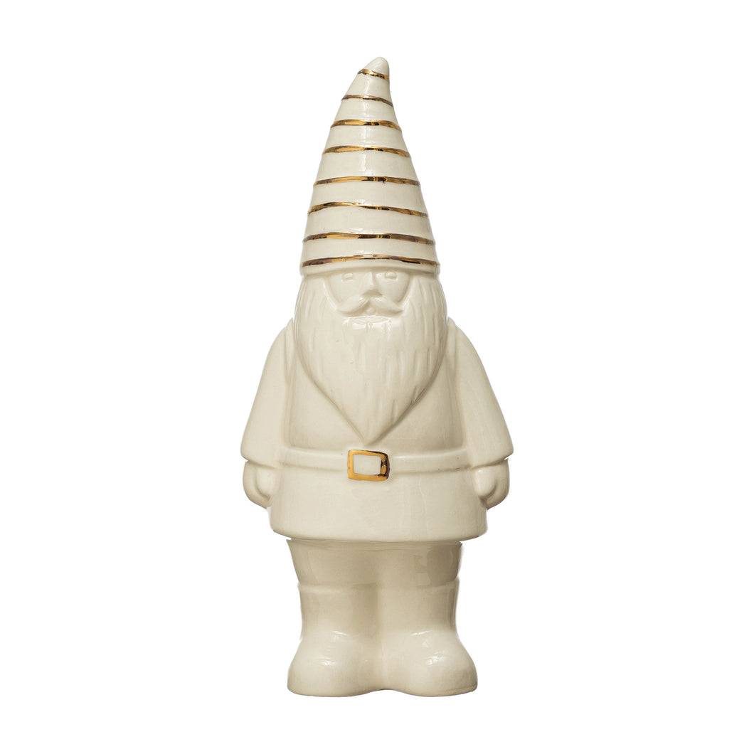 GNOME VASE WITH GOLD ACCENT